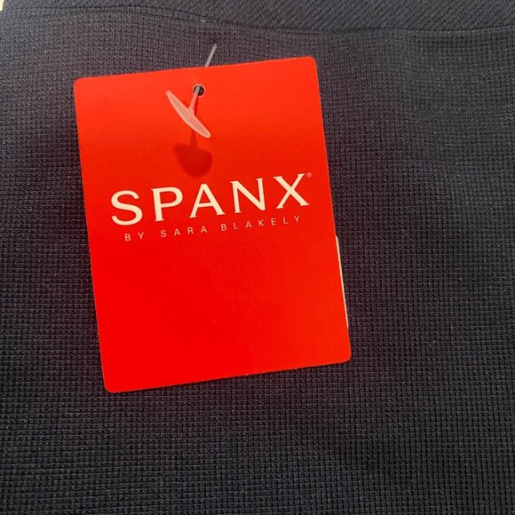 SPANX Cropped Lamn Seamless Leggings Port Navy Blue Size 1X NWT - Picture 4 of 8